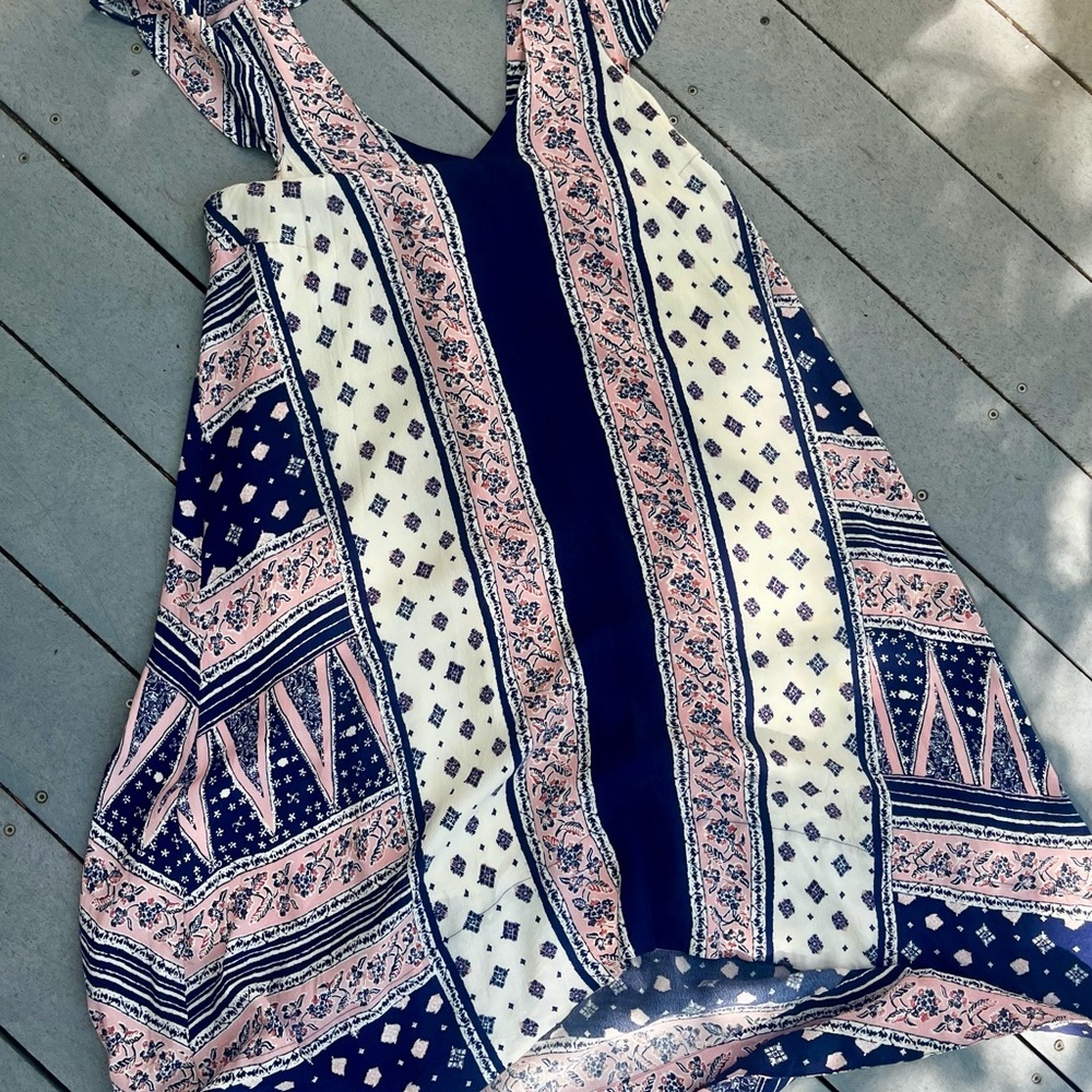 Floral Women's Boho Flowy Midi Dress by Maeve Anthropologie